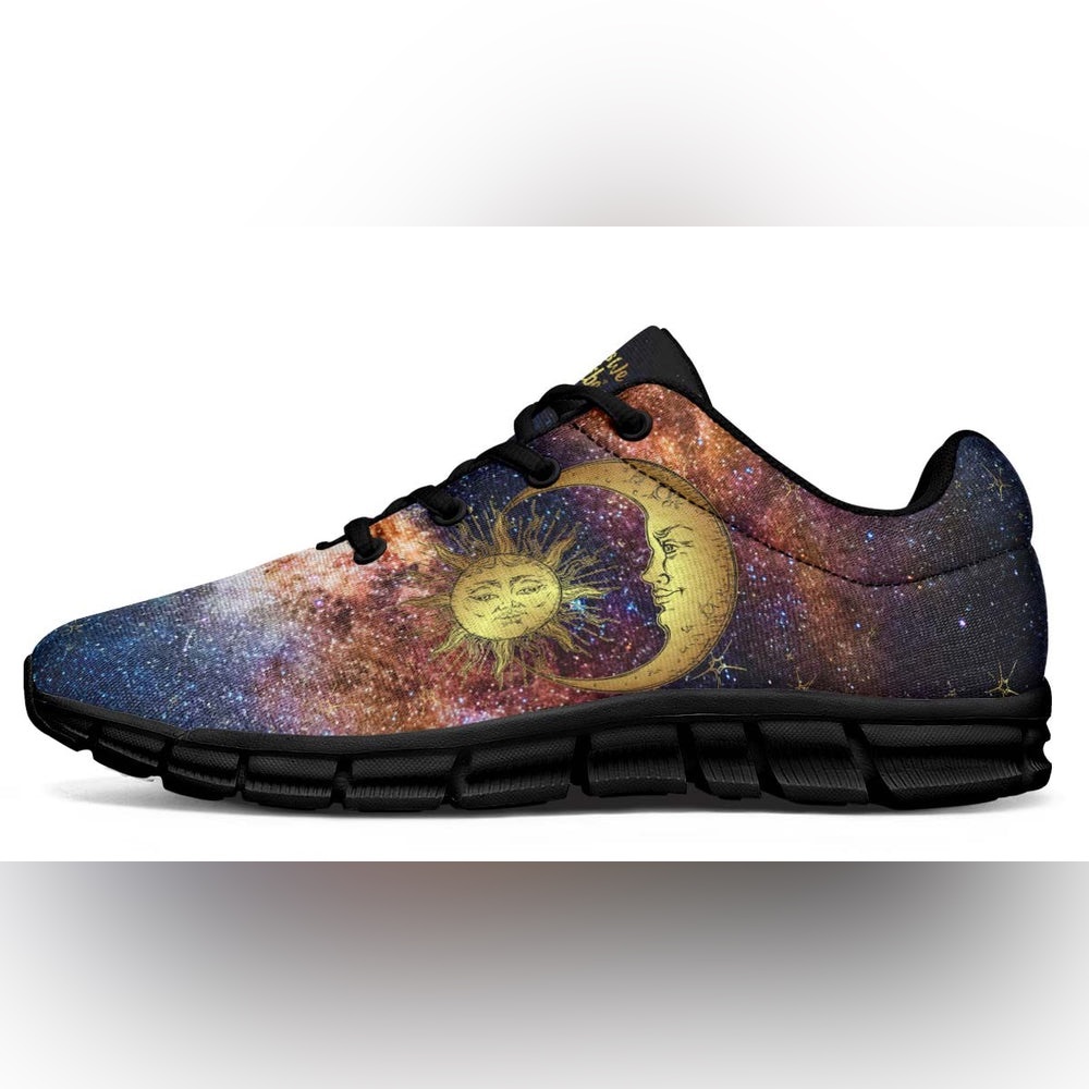 Yes We Vibe Moon and Stars Walking Shoes Unisex